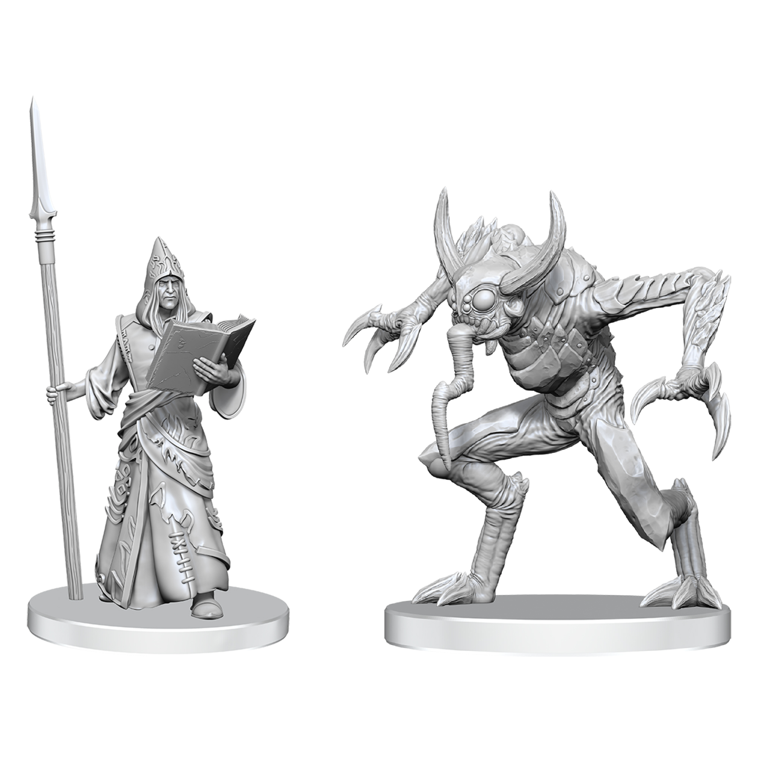 Pathfinder Battles Vloriak (Despoiler Demon) & Demonologist Wave 27 Unpainted Miniature